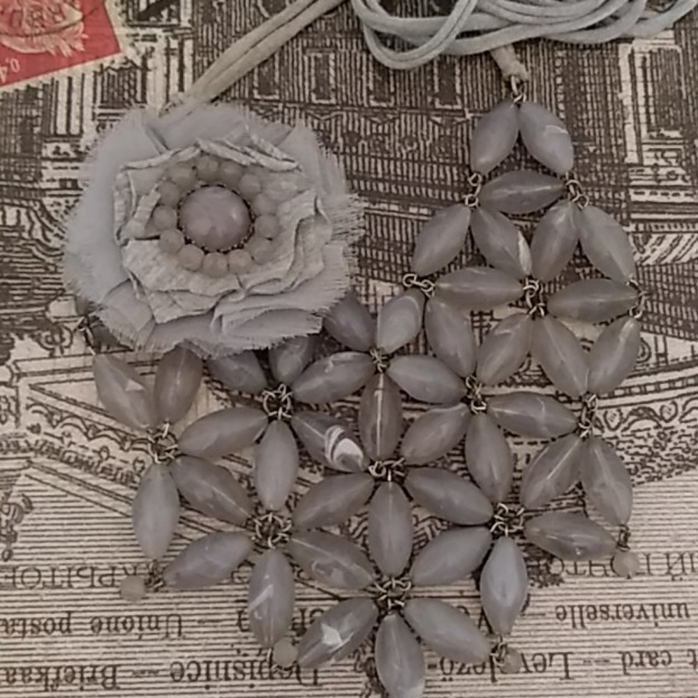 Adjustable Bib Statement Adjustable Length Neckla… - image 2